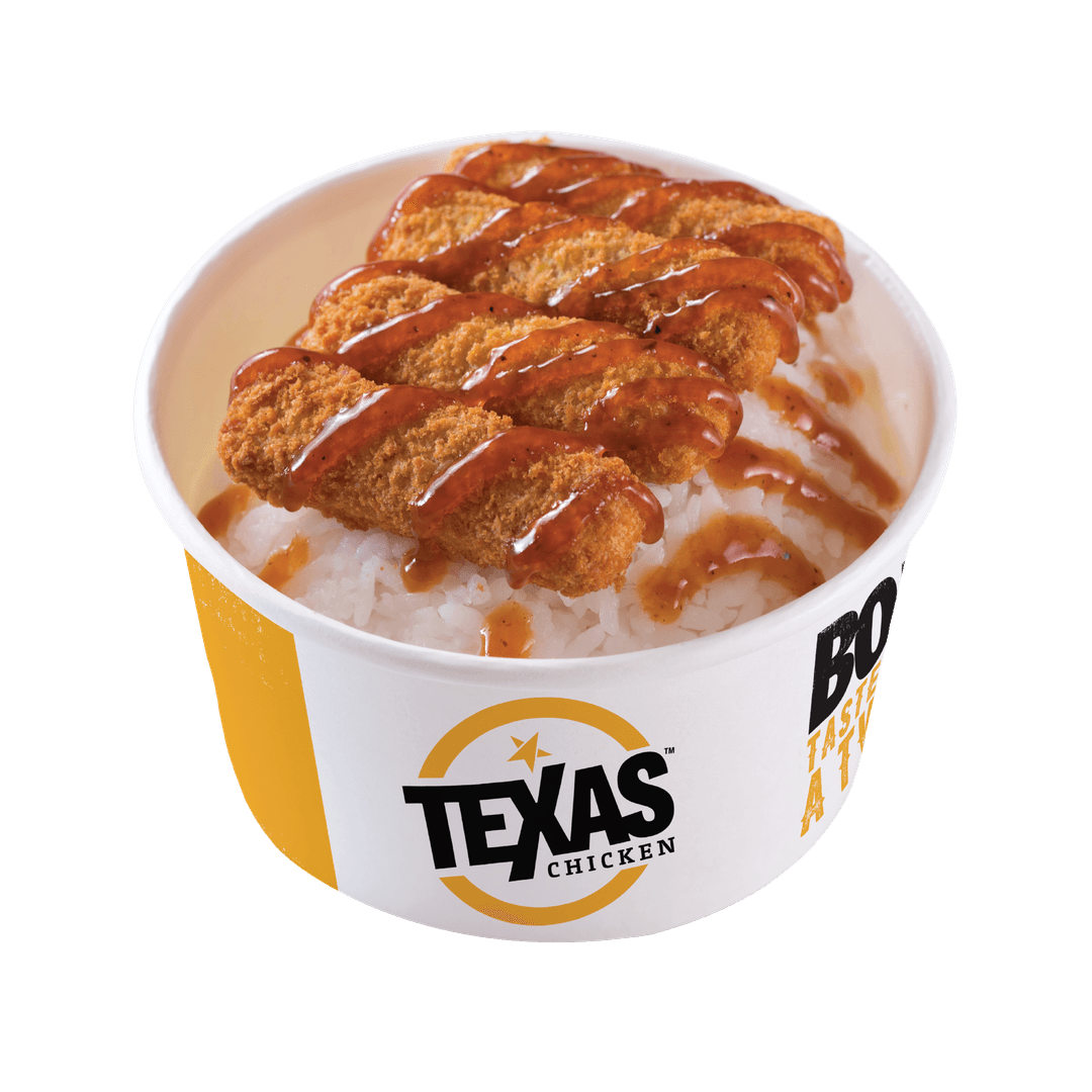 Chicken Stick BBQ Sauce Rice Bowl